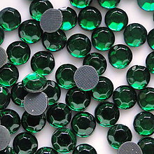 Komponenty - HOT-FIX 5,8mm-1ks (emerald) - 5283727_