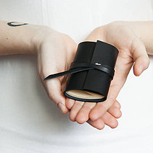 Papiernictvo - Kožený zápisník Billy A8 - 5283930_