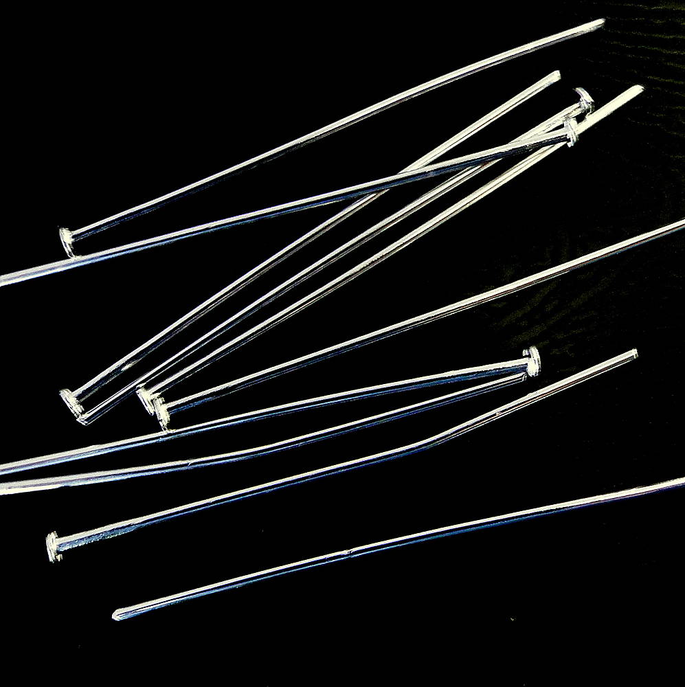 Ketlovací nit-postriebrený (40x0,8mm-20ks)