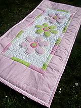 Detský textil - S kvetmi - prehoz - 5291110_