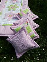 Detský textil - S kvetmi - prehoz - 5291115_