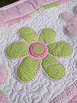Detský textil - S kvetmi - prehoz - 5291118_