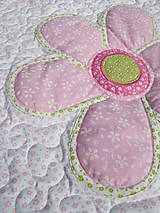 Detský textil - S kvetmi - prehoz - 5291126_