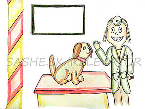 Papiernictvo - Výpredaj: Svetový veterinárny deň - pohľadnica (psík) - 5292150_