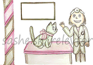Papiernictvo - Výpredaj: Svetový veterinárny deň - pohľadnica (mačička) - 5295427_