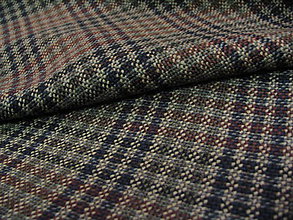 Textil - Káro zeleno hnedé - 5297960_