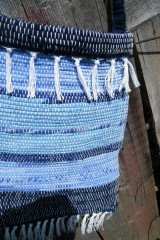 Kabelky - Modrá tkaná taška - 5304998_