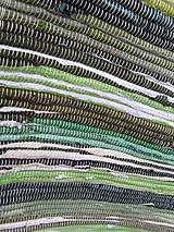 Úžitkový textil - koberec tkaný  70 x 200 cm Zelený - 5327150_