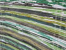 Úžitkový textil - koberec tkaný  70 x 200 cm Zelený - 5327156_