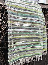 Úžitkový textil - koberec tkaný  70 x 200 cm Zelený - 5327157_