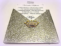 Papiernictvo - Luxusné promočné oznámenie "Kráľovná štúdií" - 5351178_