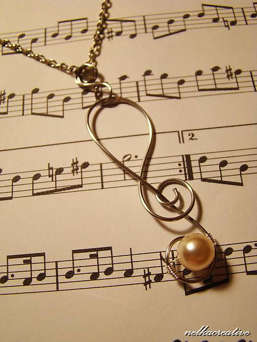 Náhrdelníky - V rytme swingu...prívesok - 5354438_