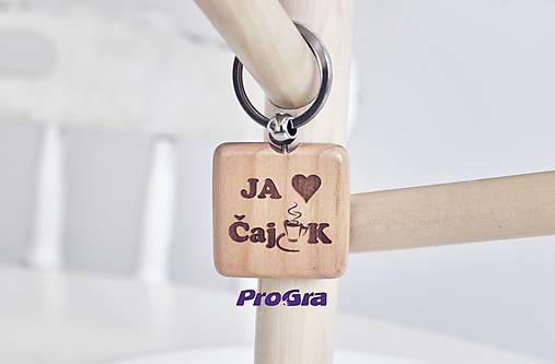Kľúčenky - Prívesok na kľúče - štvorček + gravírovanie - 5355154_