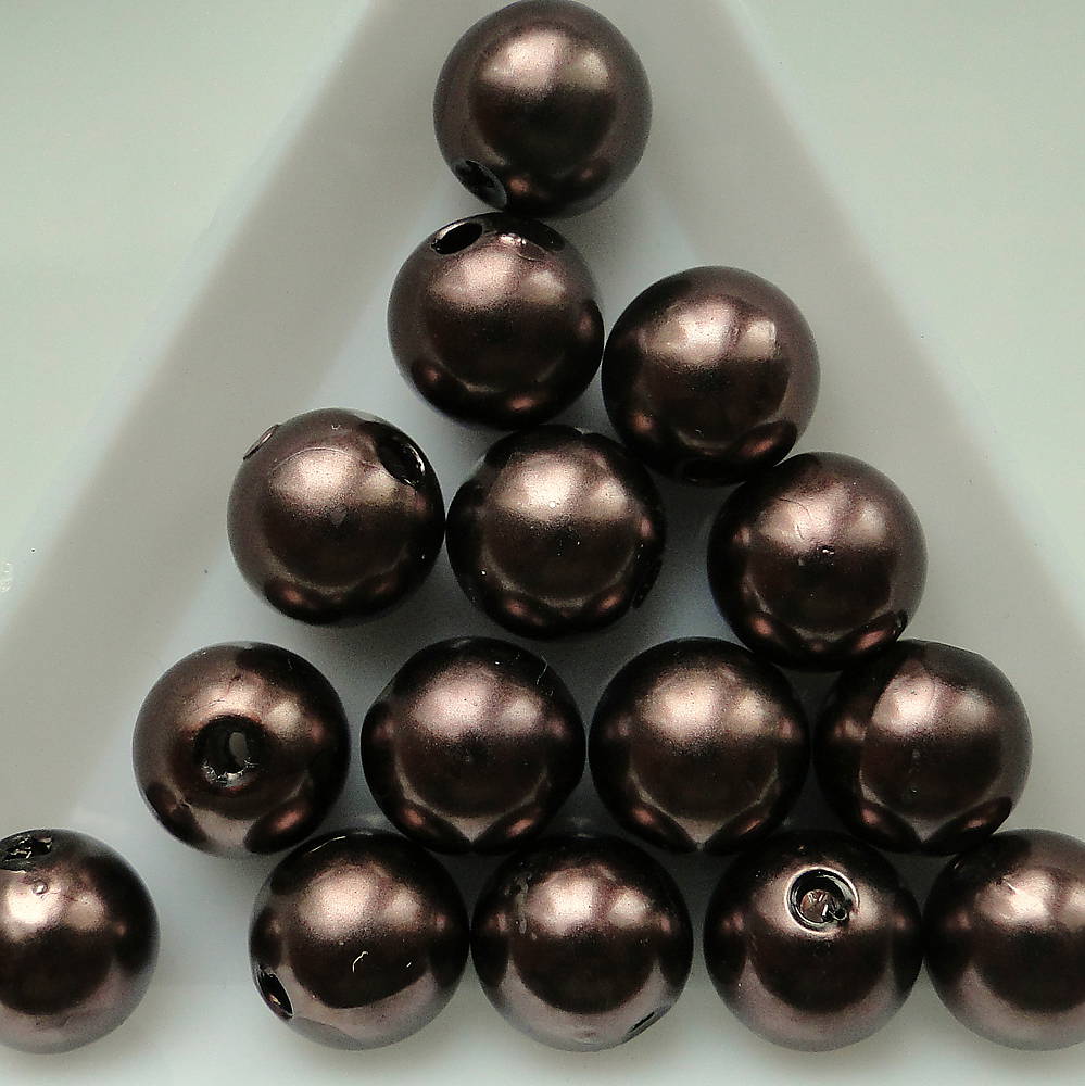 GLANCE plast 10mm-10ks (hnedá tmavá)