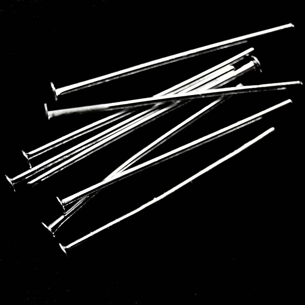 Ketlovací nit-postriebrený (30x0,8mm-30ks)