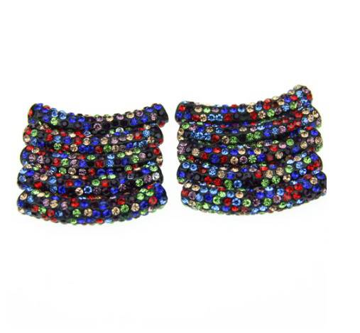 Korálky - Shamballa valček melírovaný - Multicolor - 5384156_