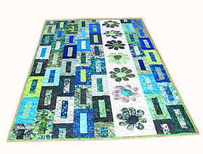 Úžitkový textil - Key Lime quilt - 5388822_
