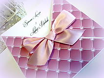 Papiernictvo - Svadobné oznámenie "Lovely magenta" - 5411016_