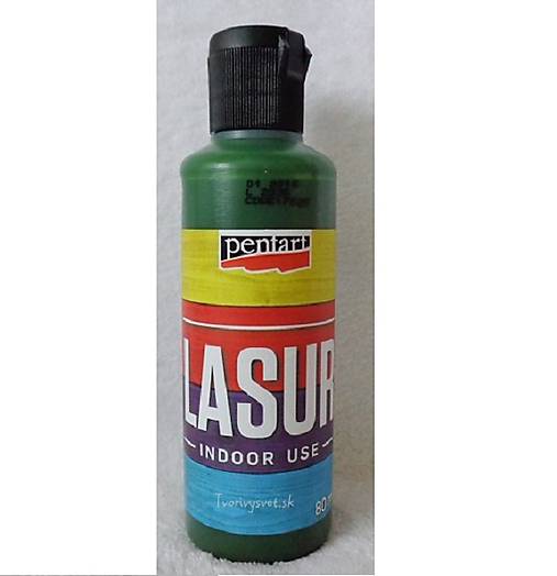 Farby-laky - Lazúra na drevo, 80 ml olivová (interiér) - 5411694_
