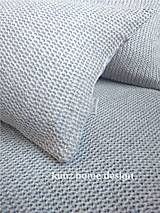 Úžitkový textil - obliečka štvorec DECOR knit B - 5411026_