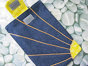 Úžitkový textil - Obal na tablet- jarné slniečko - 5415921_
