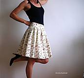 Sukne - Nadýchaná suknička s kvietkami alla France - 5419016_