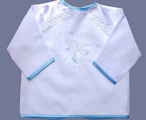 Detské oblečenie - Košieľka na krst pre Aničku Dušičku - 5421149_