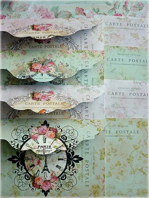 Papiernictvo - Carte postale mix obálka/karta 2ks - 5425804_
