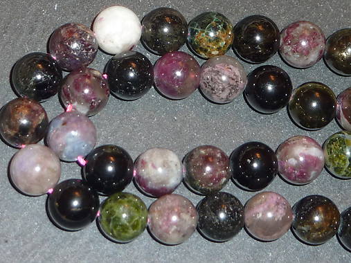 Minerály - Elbait (mnohofarebný turmalín) 10mm - 5433020_