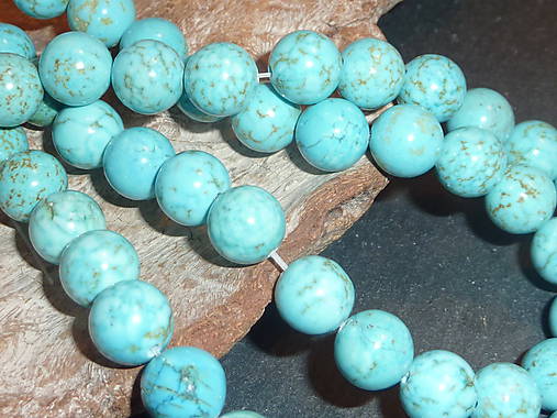  - Tyrkys farbený I. 10mm - 5434470_