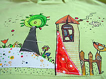 Detské oblečenie - Na zelenej lúke - mikina s reflexnými prvkami - 5442627_
