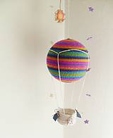 Hračky - háčkovaný balón "poletíme" - 5438932_