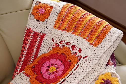 Úžitkový textil - "Pari" deka z čistej bavlny - 5447875_