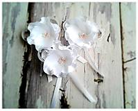 Svadobné pierka - Pierka-Biela ruža - 5451361_
