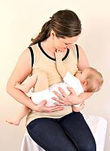 Oblečenie na dojčenie - 3v1 tielko pre tehotné, dojčiace, nedojčiace - 76 faireb - 5454588_