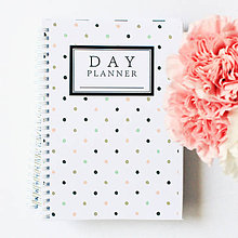 Papiernictvo - day planner // pastel dots - 5453867_