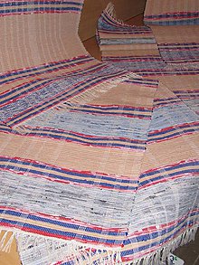 Úžitkový textil - Ručne tkané prestieranie,  dečka na stôl - 5466384_