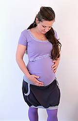 Tehotenské oblečenie - Tehotenská sukňa - 299 farebných kombinácií - 5469787_