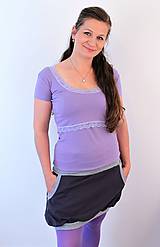 Tehotenské oblečenie - Tehotenská sukňa - 299 farebných kombinácií - 5469790_