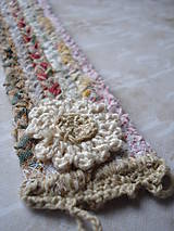 Náramky - Textilný náramok Kvety v púšti - 5467986_