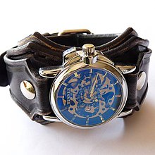 Náramky - Steampunk hodinky čierne - 5466374_