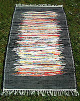 koberec 70 x 150 cm s čiernou bordúrou