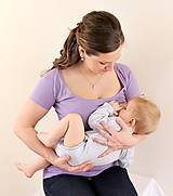 Oblečenie na dojčenie - 3v1 tričko pre tehotné, dojčiace, nedojčiace - kr. rukav - 76 farieb - 5471450_
