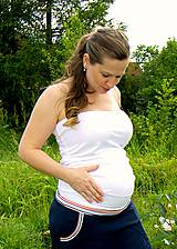 Tehotenské oblečenie - Predl'žený tehotenský pás - 76 farieb - 5473078_