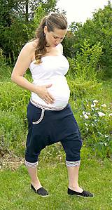 Tehotenské oblečenie - Predl'žený tehotenský pás - 76 farieb - 5473157_