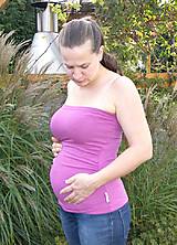 Tehotenské oblečenie - Predĺžený tehotenský - bedrový pás - 76 farieb - 5473211_