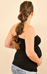 Tehotenské oblečenie - Predĺžený tehotenský - bedrový pás - 76 farieb - 5473234_