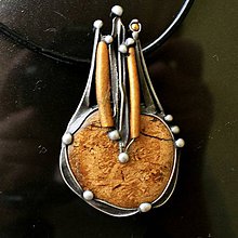 Náhrdelníky - Doba bronzová - bronzit, korál   - 5482994_
