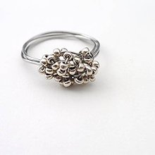 Prstene - zlatobéžový..prsten - 5507855_