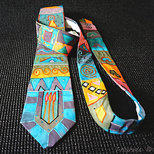 Pánske doplnky - 3 Hodvábne kravaty - 5509887_